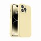 thumbnail image 1 of Chenchen Compatible with iPhone 14 Pro Case, Liquid Silicone Upgrade [Camera Protection] [Soft Anti-Scratch Microfiber Lining] Shockproof Phone Case for iPhone 14 Pro 6.1 inch - Creamy Yellow, 1 of 1