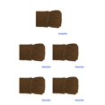 thumbnail image 2 of Langgg Color Hemp Rope Roll Making Tool 100 Cotton rope colorful twine macrame cord string thread Handmade String accessory DIY cord brown 5mm x 5m 5Set, 2 of 6