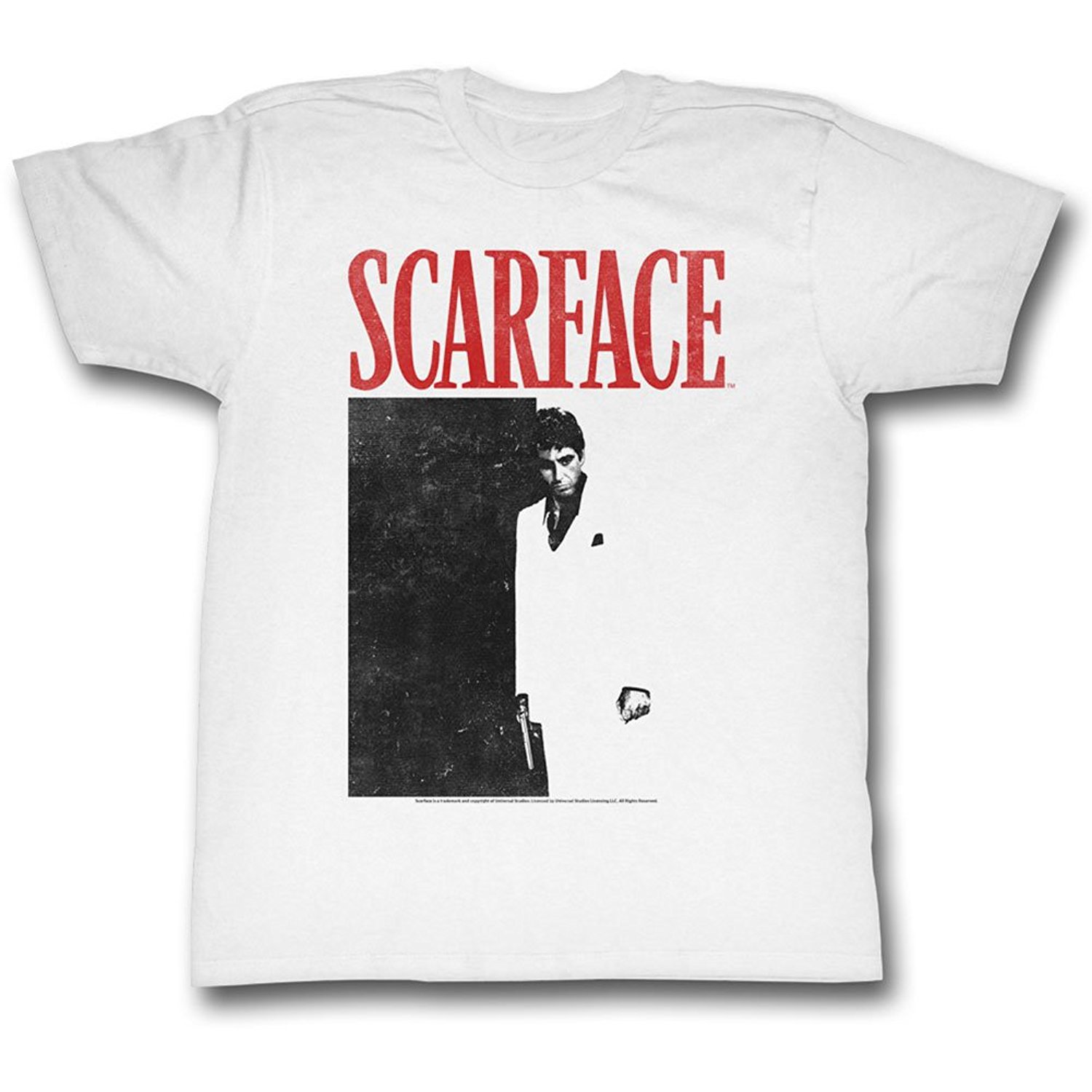 Scarface Black And Red White T-Shirt - Walmart.com