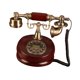 thumbnail image 4 of Teléfono con cable, diseño retro, adorno de mesa, teléfono antiguo decorativo Con manos libres, 4 of 9