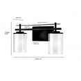 thumbnail image 6 of Millennium Lighting - Huderson - 2 Light Bath Vanity-8.75 Inches Tall and 16, 6 of 6