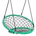 thumbnail image 1 of Patiojoy Green Adjustable Hanging Ropes Spider Web Chair Swing Kids Play Equipment, 1 of 5