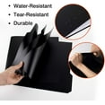 thumbnail image 3 of FFLY Plastic File Folders (Black, 6 Packs) 3 Tab File Folders Letter Size, 1/3-Cut Tab, Durable Expandable Folder, for File Classification, 3 of 7