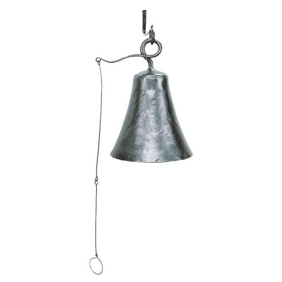Achla WIB-03 Wrought Iron Knocker Bell Patio Accent - Graphite