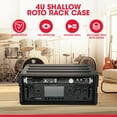 thumbnail image 2 of SKB 4U Shallow Roto Rack Case Polypropylene Gear Protector, Stackable, Waterproof, Black, 2 of 12
