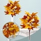 thumbnail image 2 of Paquete de hojas de arce artificiales para Halloween y Acción de Gracias. Decoración para el hogar. Adornos de plantas verdes recortadas. Hojas de arce otoñales., 2 of 8