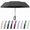 Black, variant on Creative Ring Buckle Windproof Reinforced Umbrella, Auto Open Close Automatic Folding Travel Umbrella for Sun and Rain 2 in 1, Double Layer UV Protection 10 Rib Pocket Storage