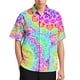 thumbnail image 2 of Blusas con gráficos de flores coloridas para hombres, ropa con estampado floral 3D brillante, camisas de playa, estética de vacaciones, Y2k, camisetas de manga corta para niños, 2 of 4