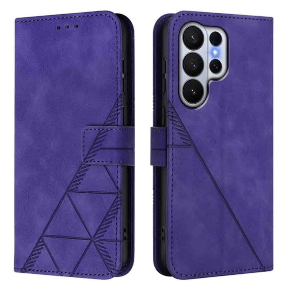 Phone Case for Samsung Galaxy S26 Ultra Wallet PU Leather Case with Card Slots Kickstand Shockproof Magnetic Flip Phone Cover, Purple