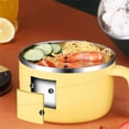 thumbnail image 4 of 304 Stainless Steel Insulated Noodle Bowl with Lid – Double Wall Vacuum Insulated, Large Capacity Soup Bowl, Anti-Scald & Leak-Proof, Multi-Purpose Serving Bowl for Soup, Home Kitchen(RL Beige 1 PC), 4 of 6