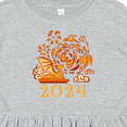 thumbnail image 4 of Inktastic 2024 Year of the Dragon Girls Toddler Dress, 4 of 5