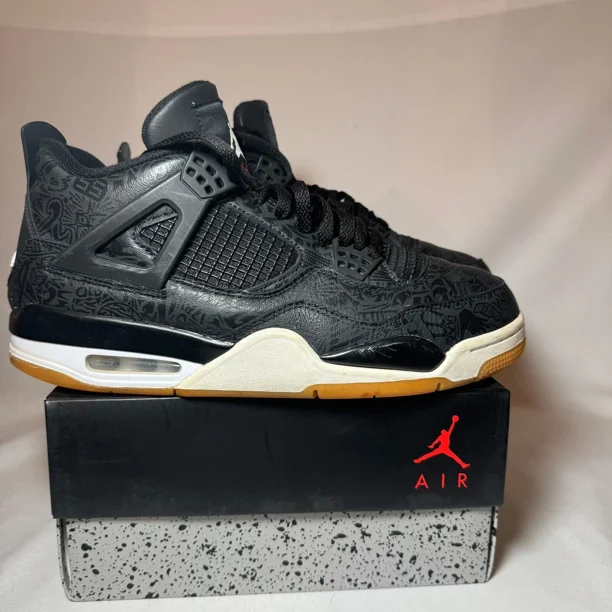 Ni - ke Size 10 - Ni - ke Air Jordan 4 Retro Laser Men's Shoes - Ships Now