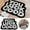 B, variant on Product Category Carpet | Mat With Contrast Letter Patterns Non Washable & Highly Absorbent For Bathroom Hallway Bedroom