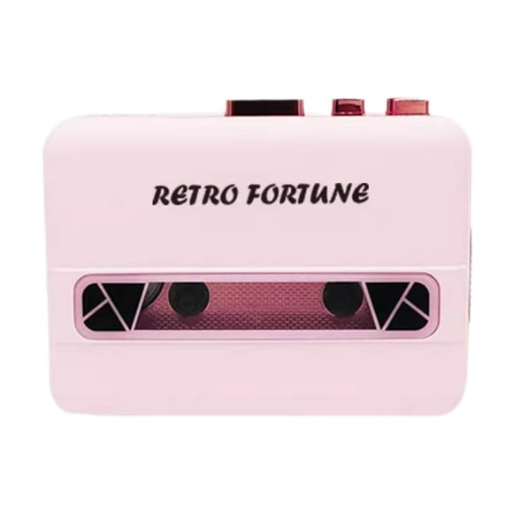 Reproductor de casetes portátil, grabador de casetes personal, altavoz estéreo incorporado con conector para auriculares de 3,5 mm, profesional, compa