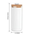 thumbnail image 2 of HONMEET Modern Cylindrical Glass Terrarium Decor with LED Light for Balcony Garden and Wedding, 2 of 7