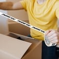 thumbnail image 3 of Miangastore Packing Tape White Pink Black Letters 1Pack 4.4x4.4in, 3 of 9