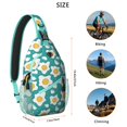 thumbnail image 4 of Breakfast-Themed Shoulder Backpack - Durable & Comfortable Crossbody Bag for Climbing, Commuting & Casual Urban Use - Cooking-Inspired Chick Pattern with Versatile Wear - Ideal for Travelers, 4 of 5