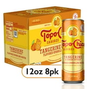 Topo Chico Sabores Tangerine With Ginger Extract Cans, 12 fl oz, 8 Pack,one pack