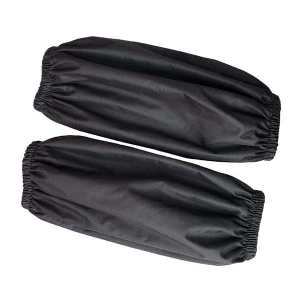 Mangas de brazo impermeables, fundas de PU para niños, protector ligero para Negro