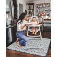 thumbnail image 4 of Baby Splat Mat Blissful Diary, impermeable, lavable, gris, cebra, 4 of 8