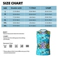 thumbnail image 6 of Uemuo Corals and Tropical Fish Pattern Men's Sleeveless T-Shirt,Muscle Athletic Tank Top, Moisture-wicking Quick-dry Breathable Classic Tee Top for Gym Run Outdoor Sports-, 6 of 8