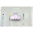 thumbnail image 7 of Faship Premium Rhinestone Crystal Lavender Cellulose Acetate Floral Art Deco Hair Claw Clips, 7 of 7