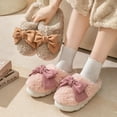thumbnail image 5 of Vedolay House Slippers for Women Soft Plush Comfy Warm Fuzzy Slippers Cozy House Slippers Khaki,41, 5 of 5