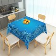 thumbnail image 6 of Tchckioa Blue Snowflakes Square Tablecloth,Waterproof Table Cloth for Kitchen,60x60 Inch, 6 of 7