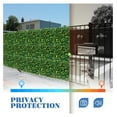thumbnail image 4 of 20"x20" Faux Privacy Fence Screen Artificial Boxwood Panels Topiary Hedge Plants for Indoor Outdoor Decoration, #3 Mixed Leaves, 3 Packs, 4 of 5
