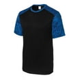 thumbnail image 1 of Gravity Threads T-Shirt Athlétique CamoHex - Noir/true Royal - 3X-grand, 1 of 1