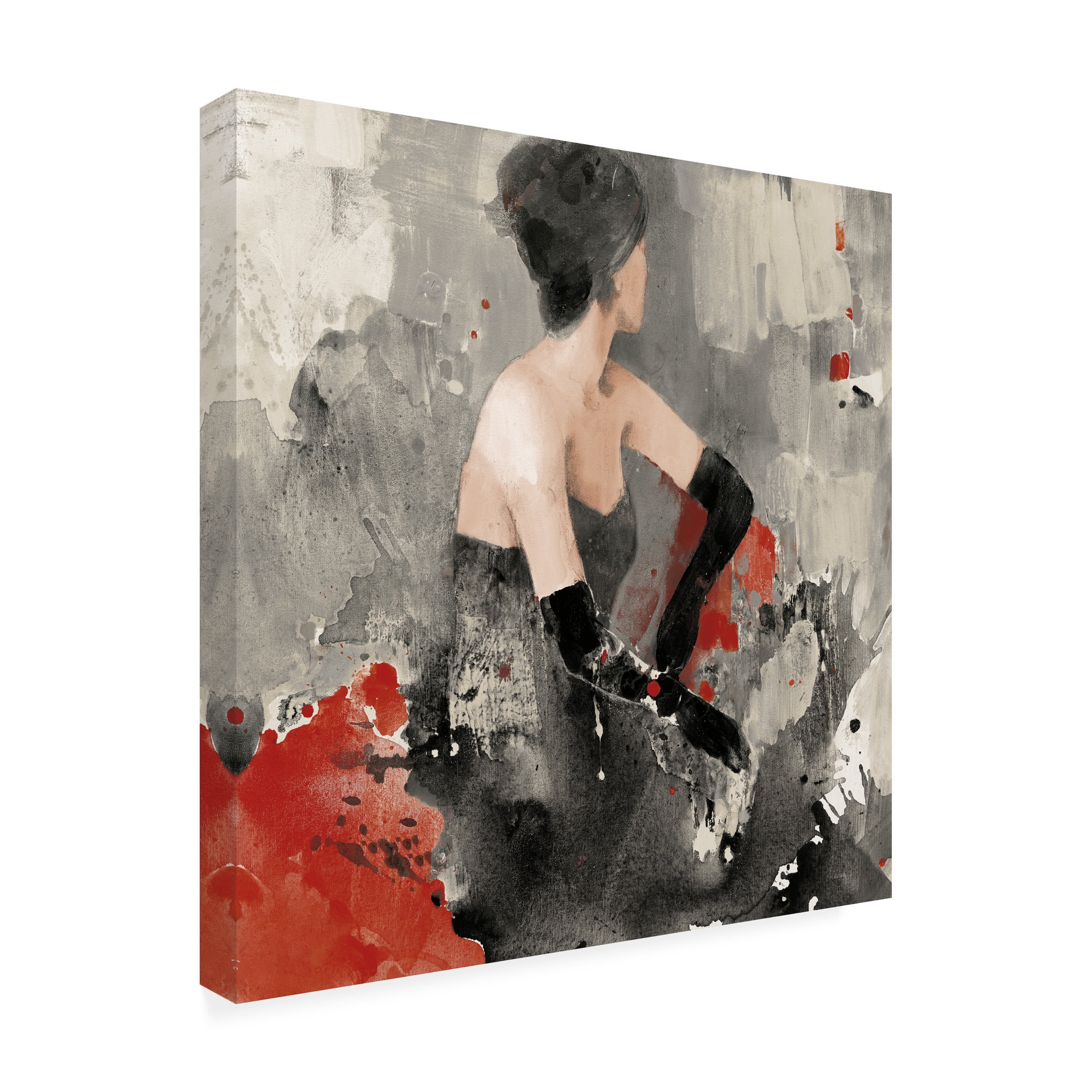 Albena Hristova 'Beautiful Gaze I Neutral' Canvas Art