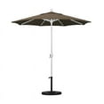 thumbnail image 2 of Parasol de Marché en Aluminium 7.5 Pieds Inclinaison Push Blanc Mat/sunbrella/cacao, 2 of 2