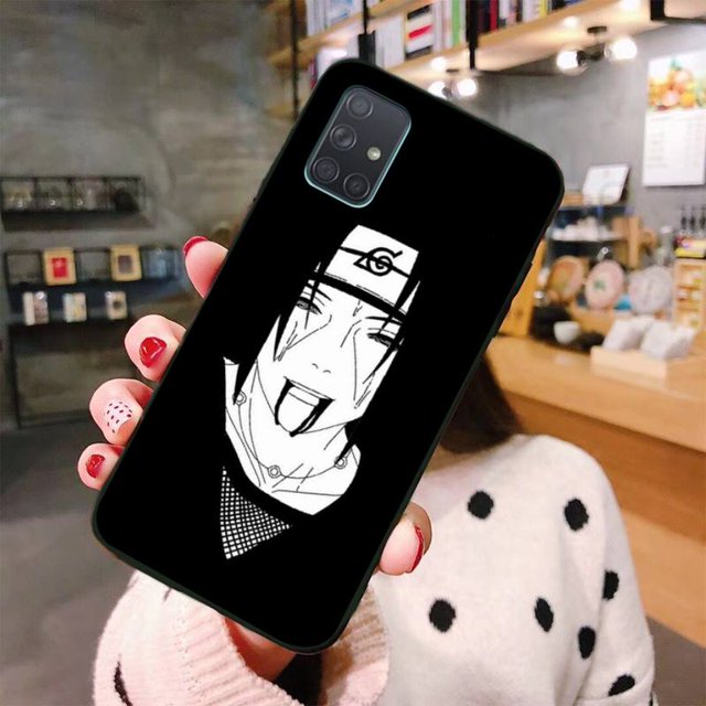 Anime Naruto Uchiha Itachi Phone Case For Samsung Galaxy A03S A52 A13 A53 A73 A72 A12 A31 A81 A30 A32 A50 A80 A71 A51 5GFor Galaxy A73 5G Gao Jinjia LED