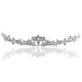 thumbnail image 1 of MasteelfCA Wedding Style Rhinestone Decor Bride Crown Hair Barrettes /Hairband /Hair Clip /Hair Loop (Sliver), 1 of 7