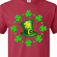 thumbnail image 4 of Inktastic St. Patricks Day Shamrocks and Hat T-Shirt, 4 of 5