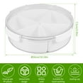 thumbnail image 4 of Divided Serving Tray with Airtight Lid, Food Storage Container Removable Compartments, Snack Tray with Lid for Veggie Fruit Snack Relish Nuts Candy Fried Food, 4 of 8