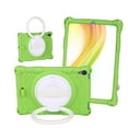 thumbnail image 2 of Shockproof Soft TPU Rugged Case for iPad Mini 7 (A17 Pro) 2024 / Mini 6 2021 8.3", With Rotating Handle Kickstand/Pencil Holder/Carrying Shoulder Strap/Stretchy Hand Strap,Green, 2 of 8