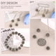 thumbnail image 5 of Joyas con diamantes de imitación grises de Beads TINKRSTUFF, 150 unidades, 10 mm, 5 of 6