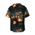 thumbnail image 2 of Disketp Men's Hawaiian Creative Casino Print Shirts Button Down Holiday Beach Shirts-4X-Large, 2 of 7