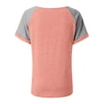 thumbnail image 5 of MaFYtyTPR Summer Tops for Women Spring And Summer Raglan Sleeve Round Neck Casual Short Sleeved Blouse Womens T-Shirts Pink L, 5 of 5