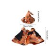 thumbnail image 7 of Halloween Pet Witch Cape & Hat Costume Set, Ghost Bat Pumpkin Print Dress Up Outfit for Small Cats Puppy Holiday Party, 7 of 7