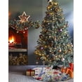 thumbnail image 3 of Pastoral Spring Floral Christmas Tree Skirt 36 Inches Large Christmas Skirt Tree, Elegant Summer Flower Botanical Tree Skirt Christmas Decorations for Fireplace Party Holidays Indoor Outdoor, 3 of 7