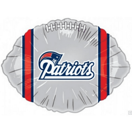 18" NEW ENGLAND PATRIOTS Football Balloon • Party Supplies Decorations Foil Mylar Balloon