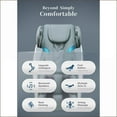 thumbnail image 5 of Massage Recliners SL Track Full Body Massage Chair with Foot Roller, Airbag, Zero Gravity, Bluetooth Speaker | Black | PU, 5 of 9
