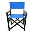 thumbnail image 5 of Resenkos Outdoor Folding Camping Chairs 2 Pack Wooden Director Chair Canvas for Outside Fishing, Hiking, Travel, Beach and Sports Blue, 5 of 8