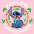 thumbnail image 2 of Girl's Lilo & Stitch Follow The Rainbow Graphic T-Shirt, 2 of 4