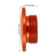 thumbnail image 2 of ETHZZLE Orange Engine Oil Drain Bolt with Gasket Kit for Reliable Car Engine Use, 2 of 6