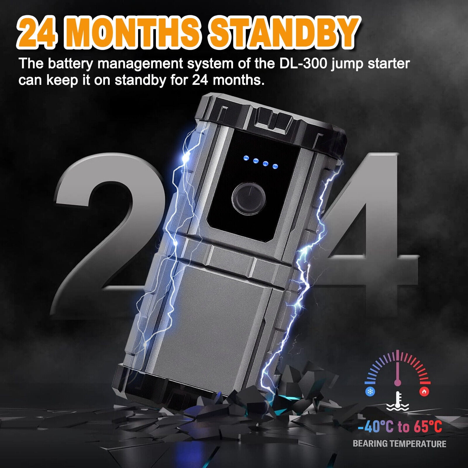 NEW 4000A Car Jump Starter Booster Jumper Portable Power Bank Battery Charge US Stock