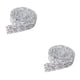 thumbnail image 2 of Toystoory Bling Stickers Tape Trim Decoración de resina Cristal Plata 1 Yarda 2.5 cm 2Conjunto, 2 of 6