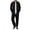 Black, variant on New Men Waffle Fitness Sports Set Breathable Long Sleeve Jacket Elastic Waist Pants Casual Outdoor Tracksuit Jogging Suit for Male 2-Piece Fashionable Sportswear Sets
